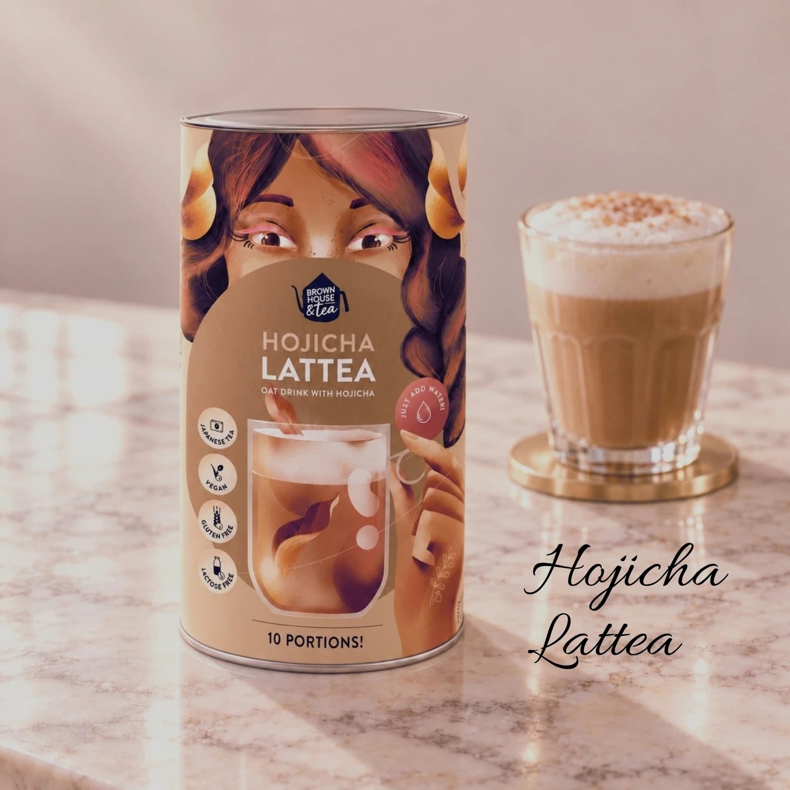 Hojicha Lattea – herbata Brown House & Tea